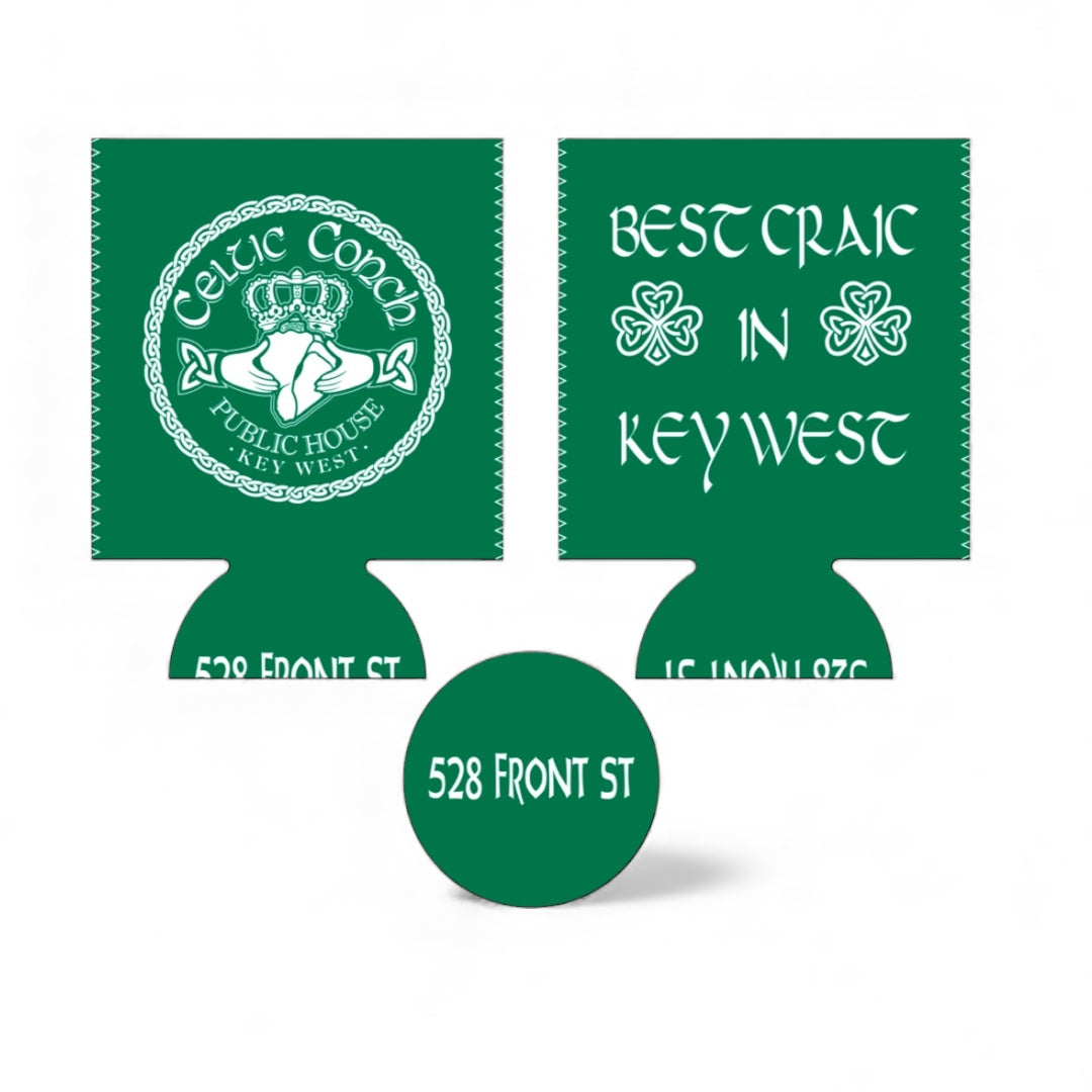 Kelly Green Craic Coozie